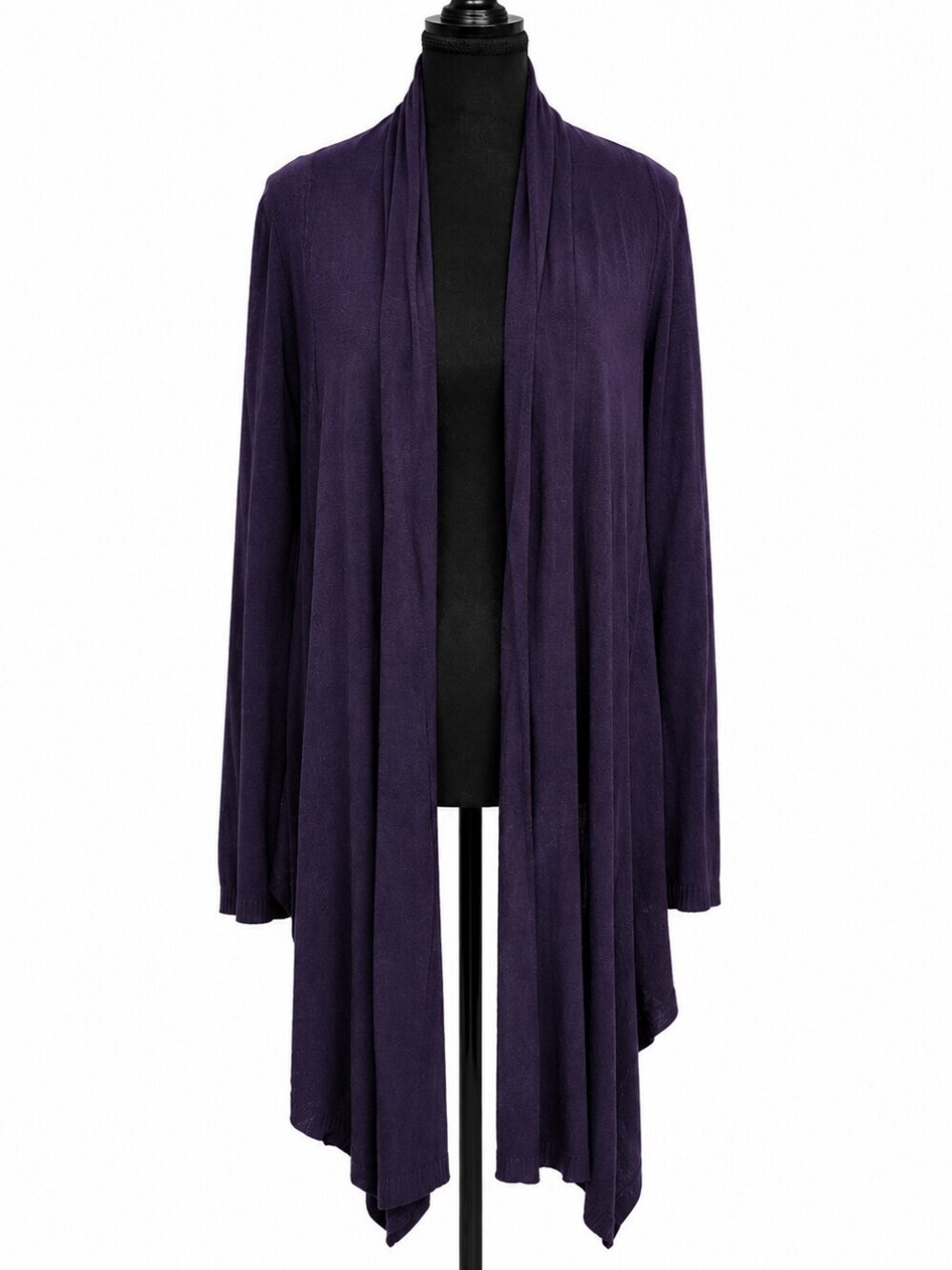 Renee C. Women's Navy Long sleeve Sweater Wrap, Size S-M